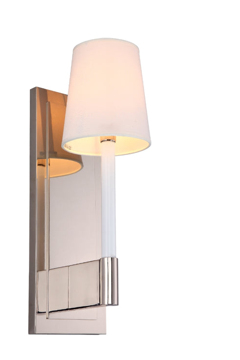 Nickel Finish Wall Lamp